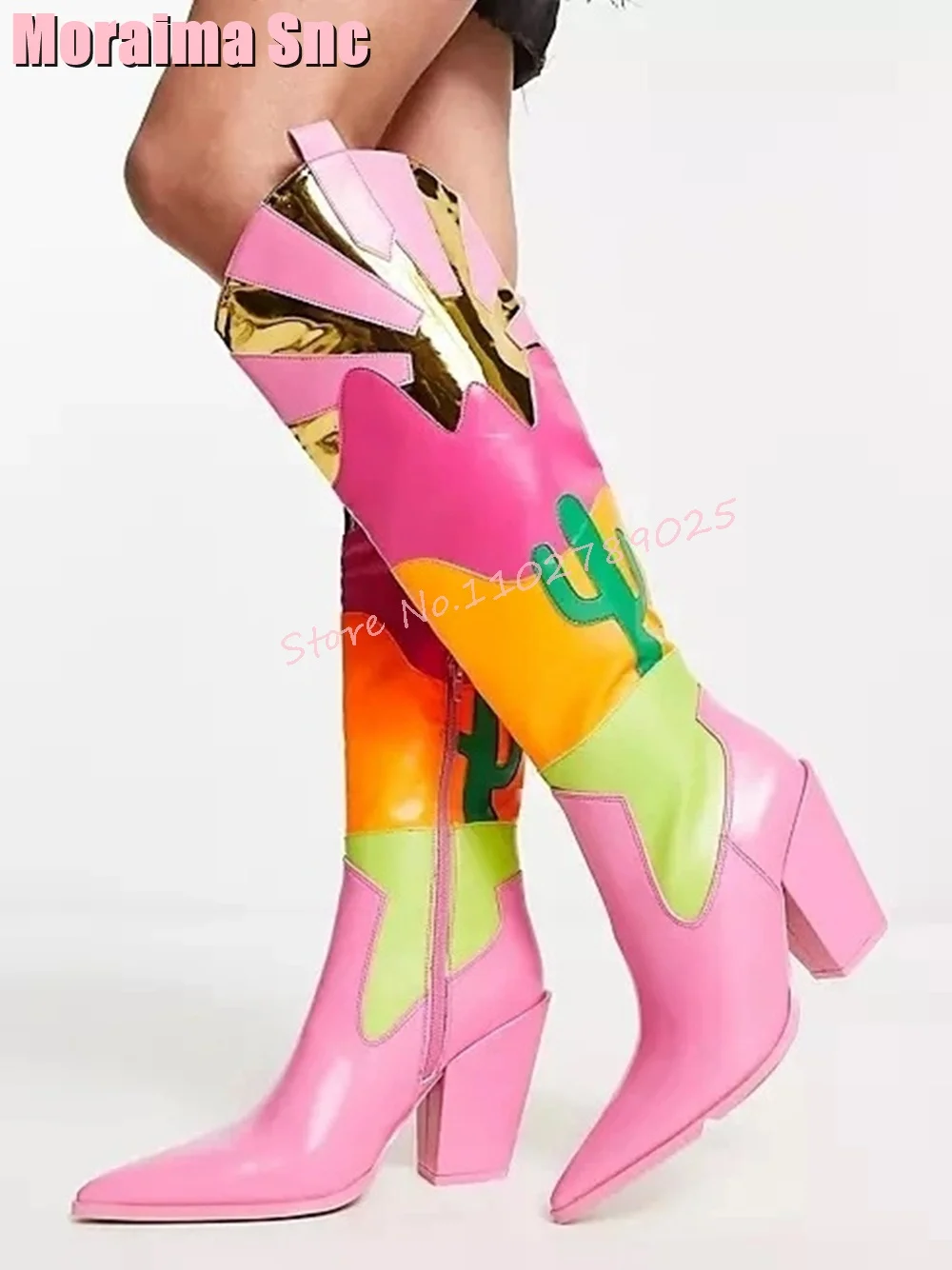 Ethnic Fashion In - 2026 Modne damskie kozaki za kolano