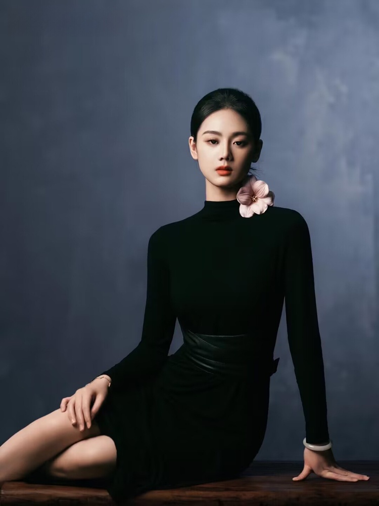 Ethnic Fashion Photography - 2026 Nowa Moda Prosta Elegancka Czarna