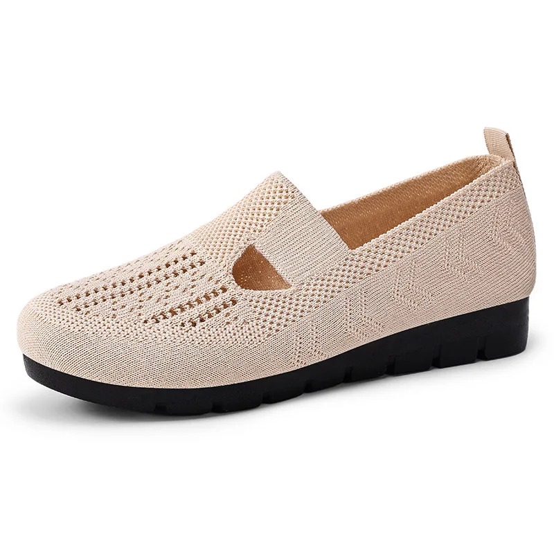 Ethnic Fashion Walk - Damskie buty letnie, przewiewne, z siateczki,