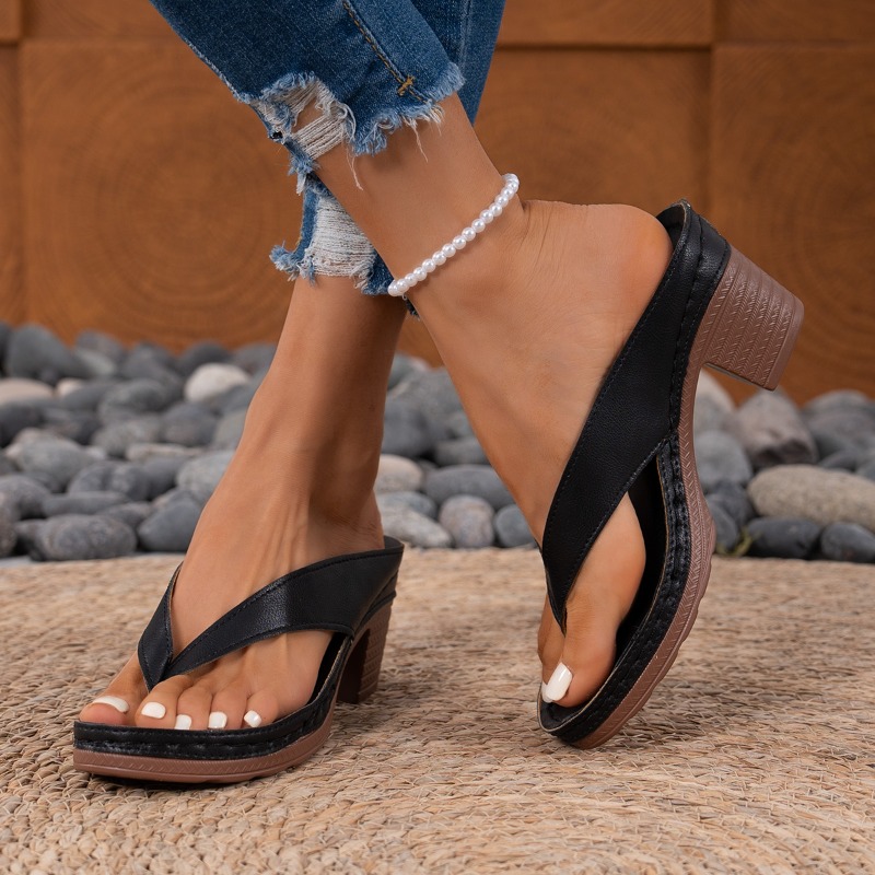 Modne damskie klapki na wysoki – Ethnic Fashion Walk recenzja i cena