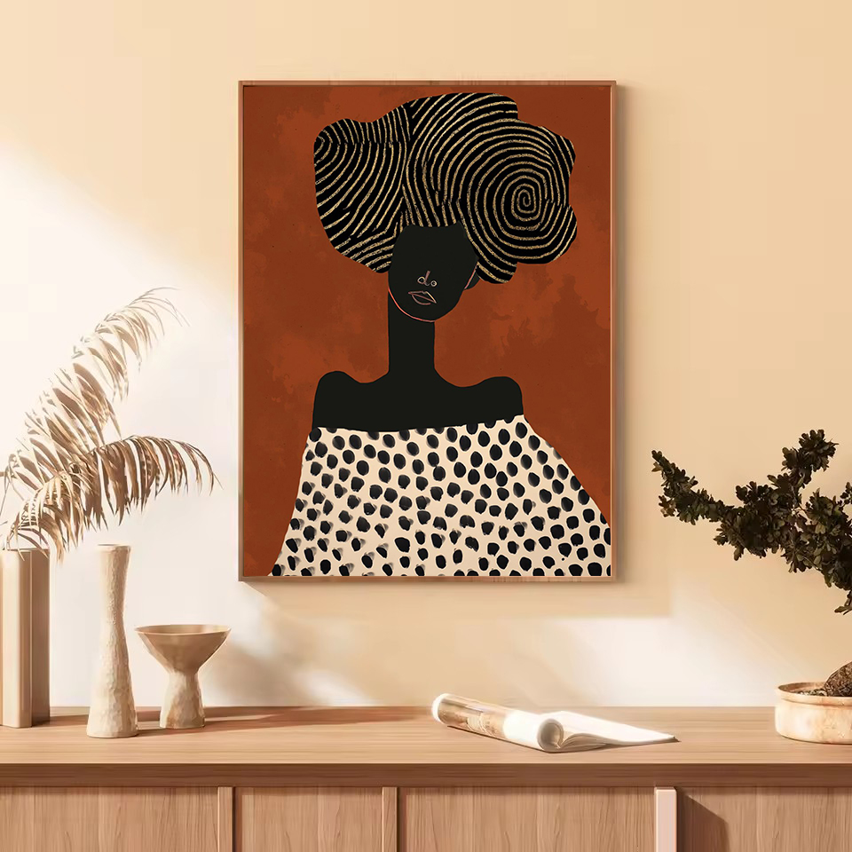 Abstrakcyjny portret afrykańsk – Ethnic Contemporary Fashion recenzja i cena