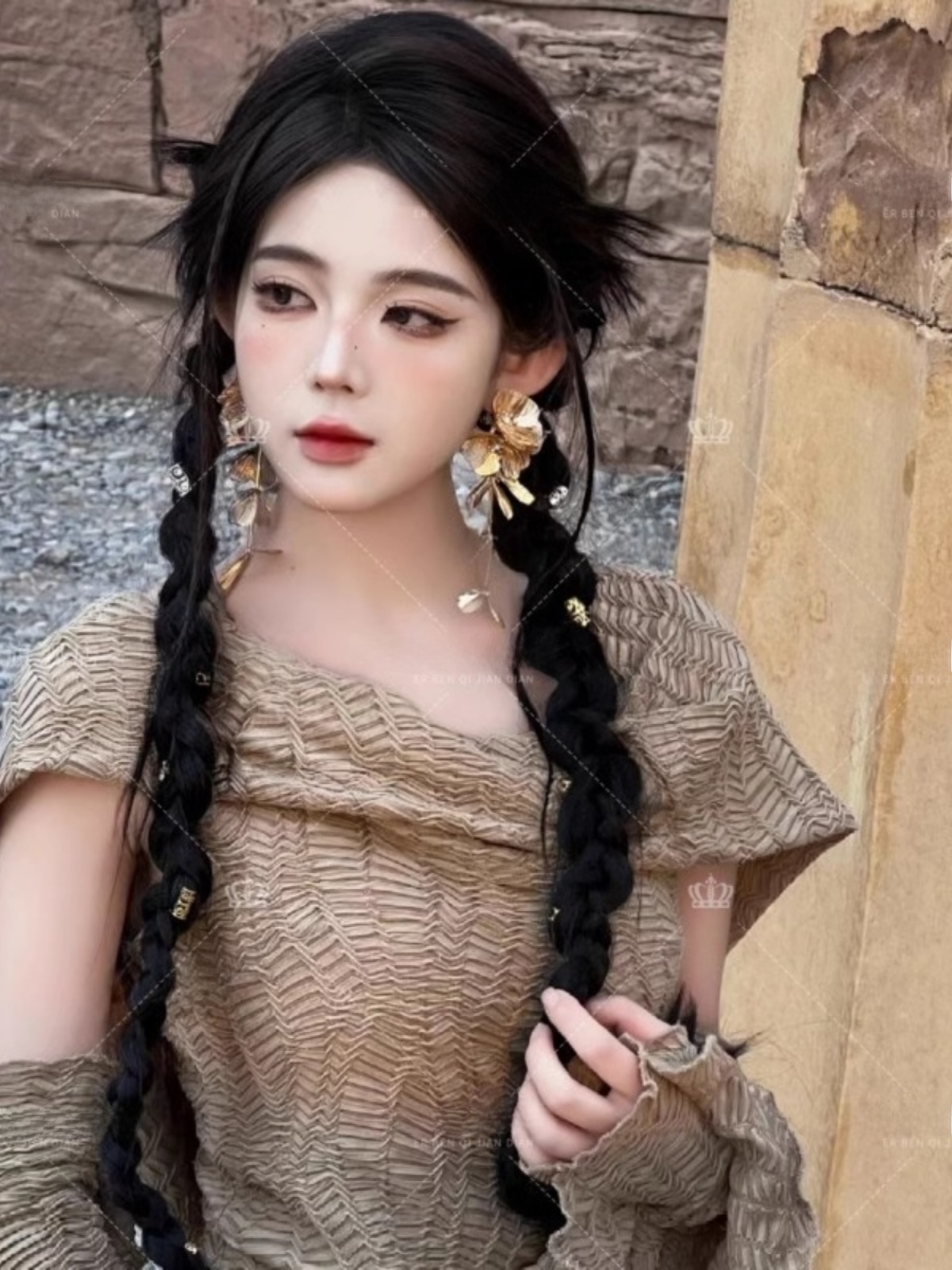 Długa sukienka w stylu etniczn – Ethnic Fashion Photography recenzja i cena