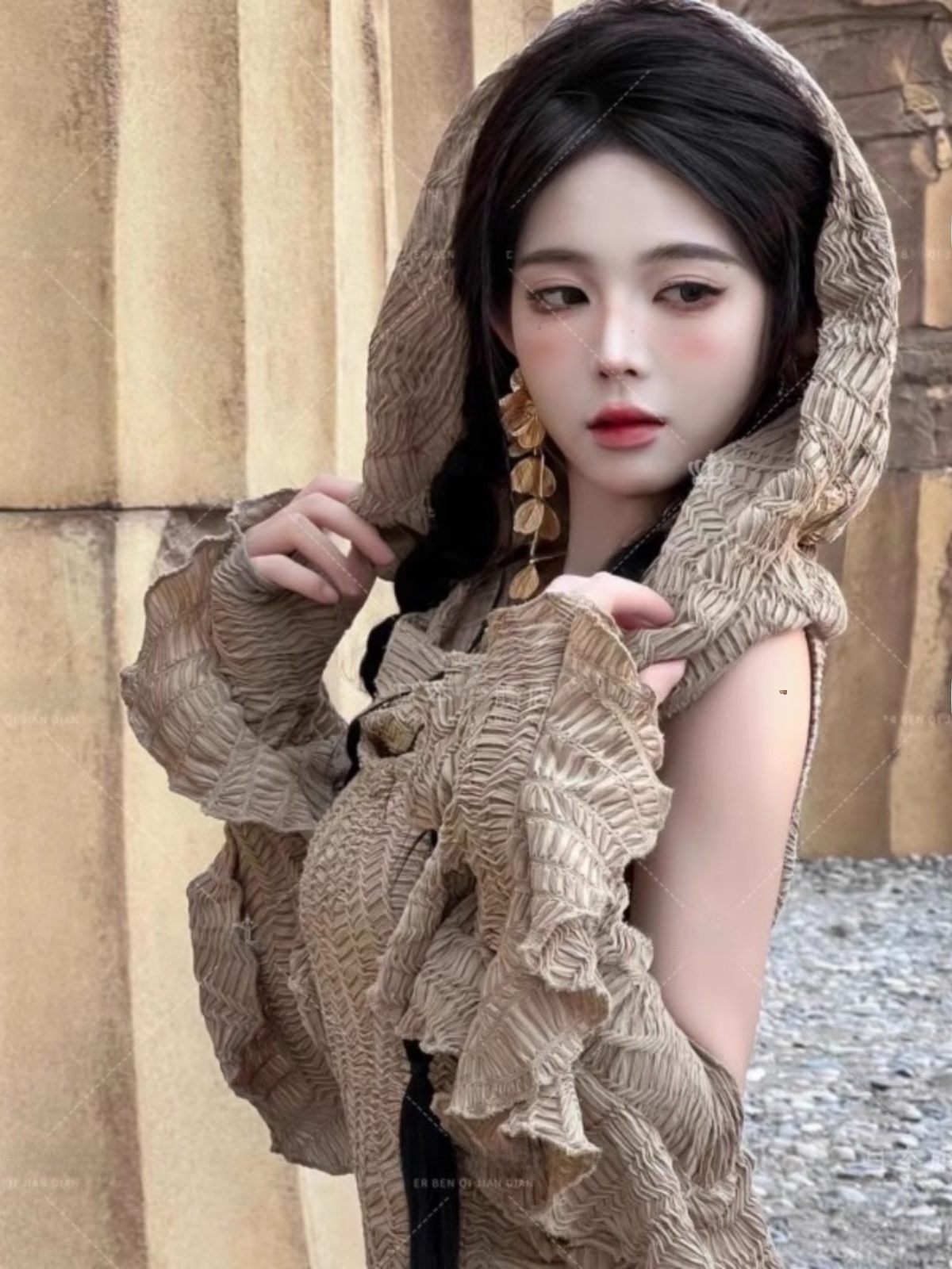Długa sukienka w stylu etniczn – Ethnic Fashion Photography recenzja i cena