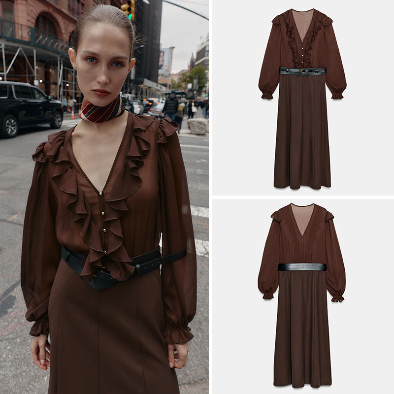 Elegancka sukienka midi z deko – Ethnic Fashion Dress recenzja i cena